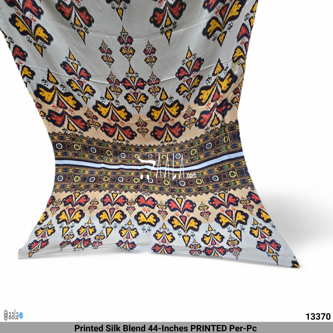 Printed Silk Blend 44-Inches PRINTED Per-Pc #13370