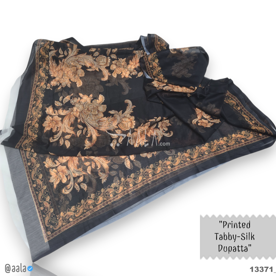 Printed-Tabby Chiffon Blend Dupatta-32-Inches PRINTED 2.25-Metres #13371