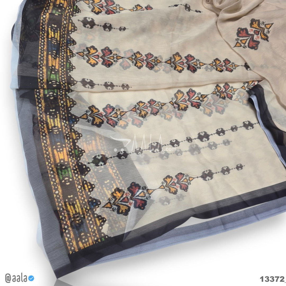 Printed-Tabby Chiffon Blend Dupatta-32-Inches PRINTED 2.25-Metres #13372
