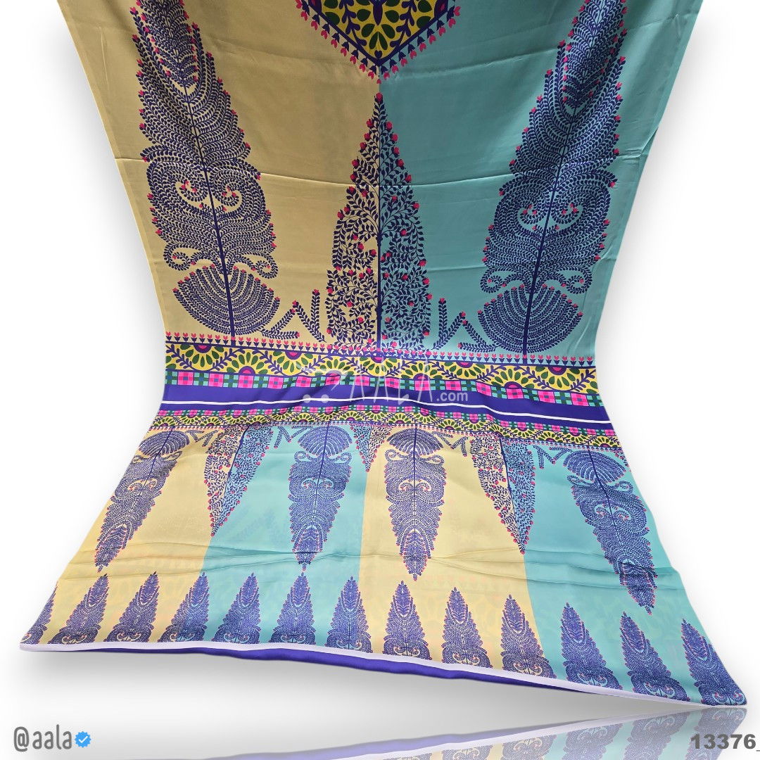 Printed Silk Blend 44-Inches PRINTED Per-Pc #13376