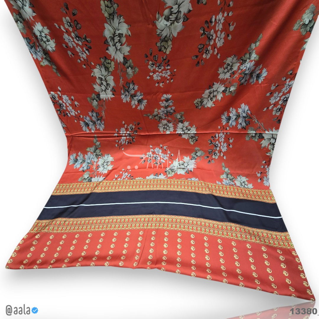 Printed Silk Blend 44-Inches PRINTED Per-Pc #13380