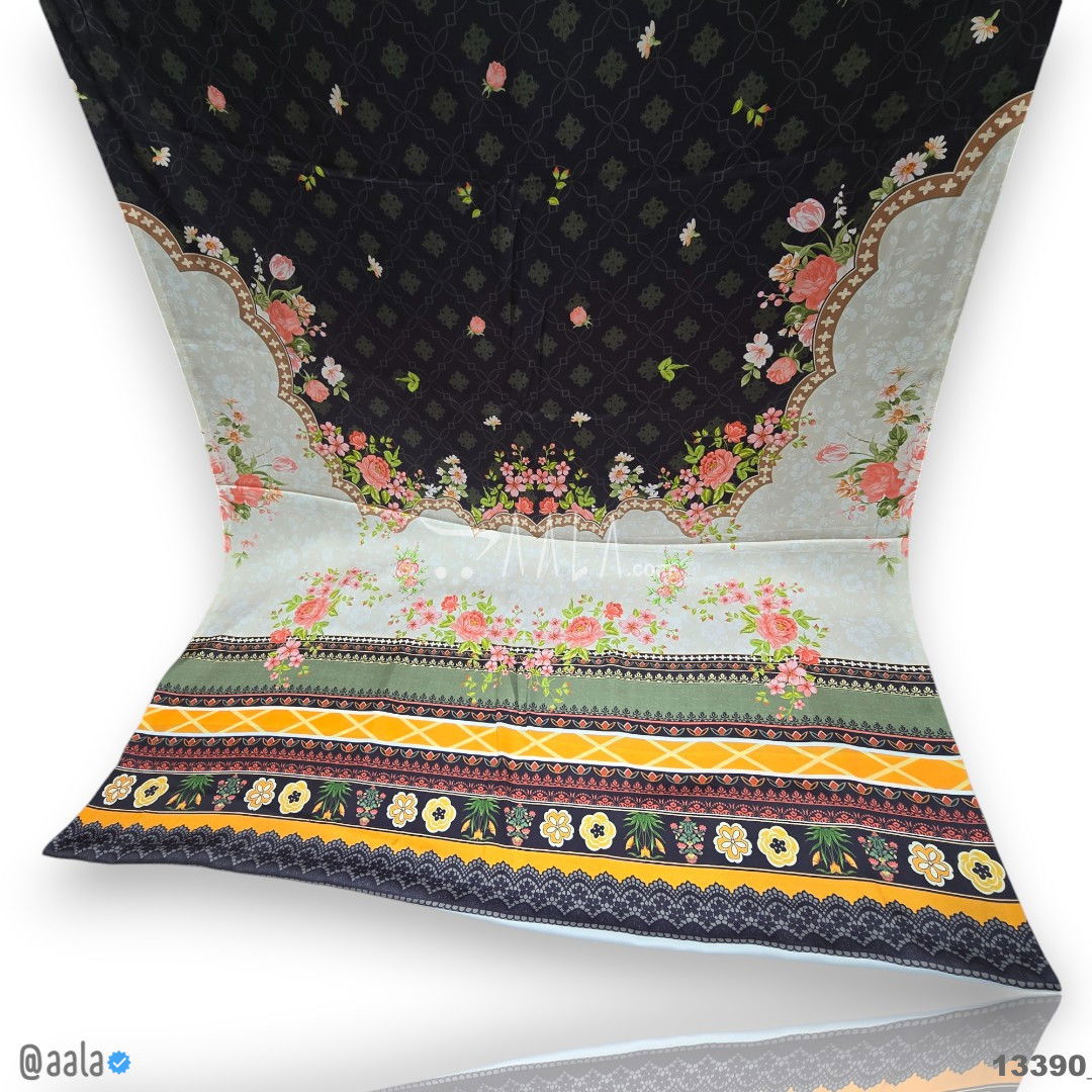 Printed Silk Blend 44-Inches PRINTED Per-Pc #13390