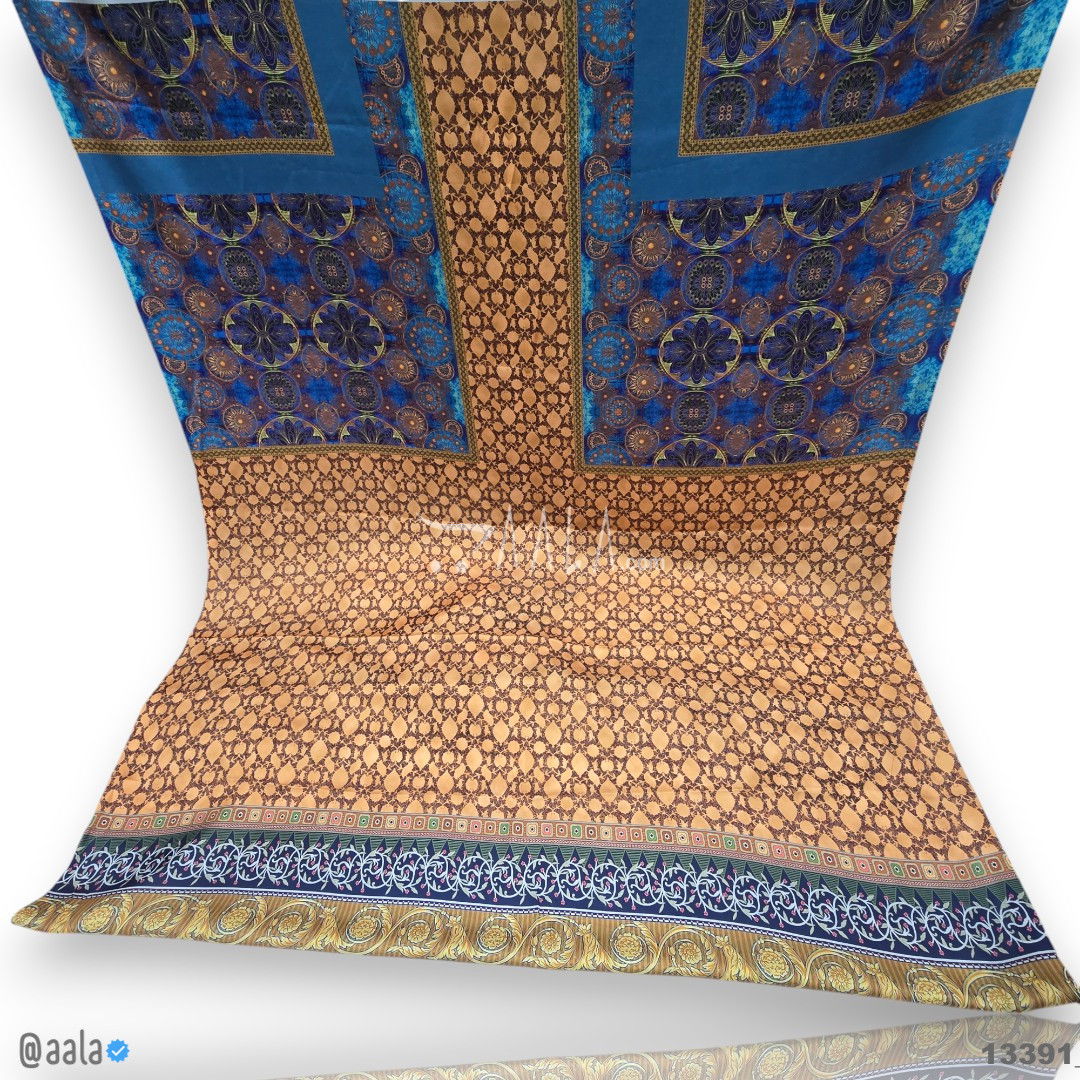 Printed Silk Blend 44-Inches PRINTED Per-Pc #13391
