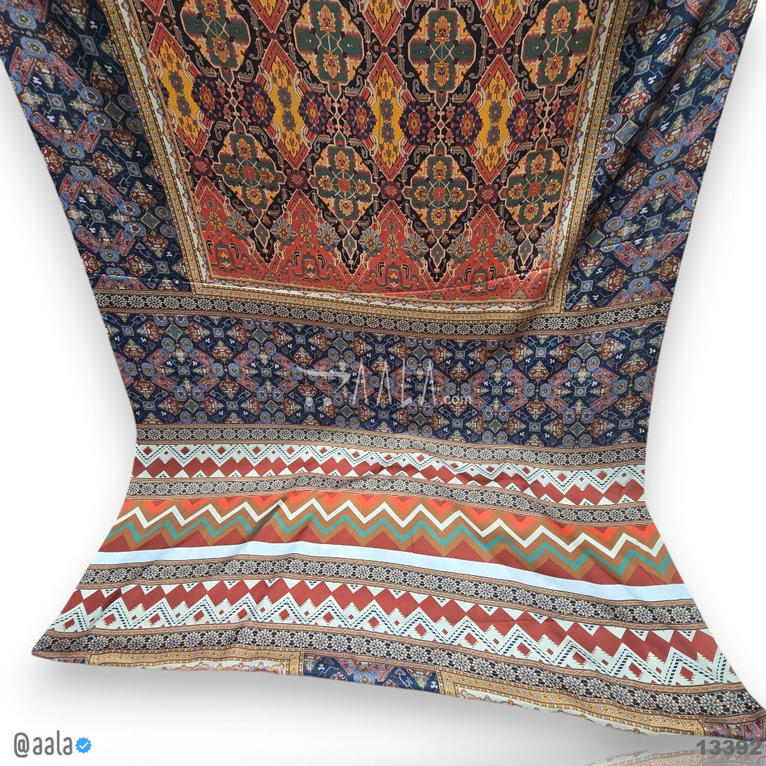 Printed Silk Blend 44-Inches PRINTED Per-Pc #13392