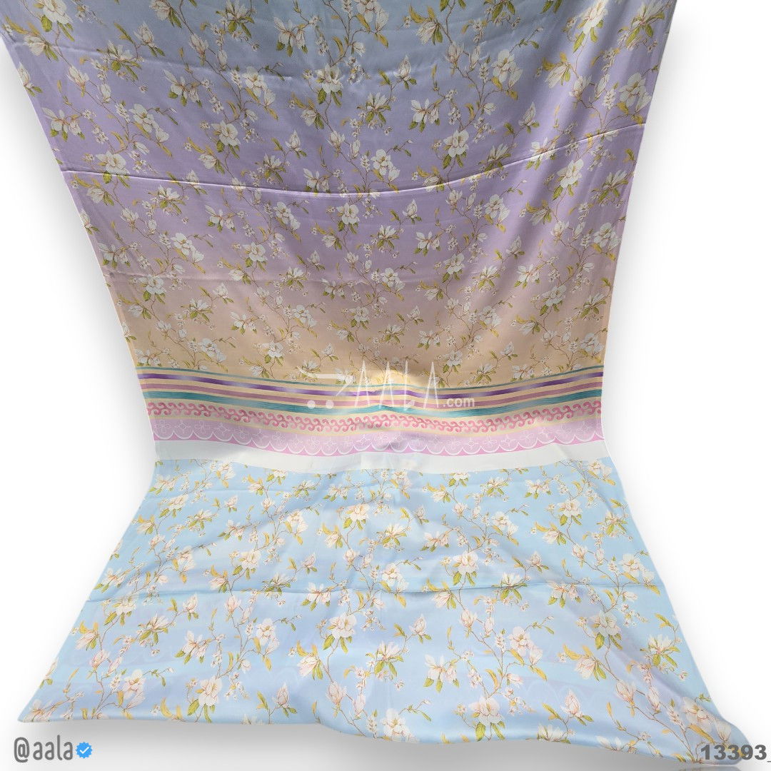Printed Silk Blend 44-Inches PRINTED Per-Pc #13393
