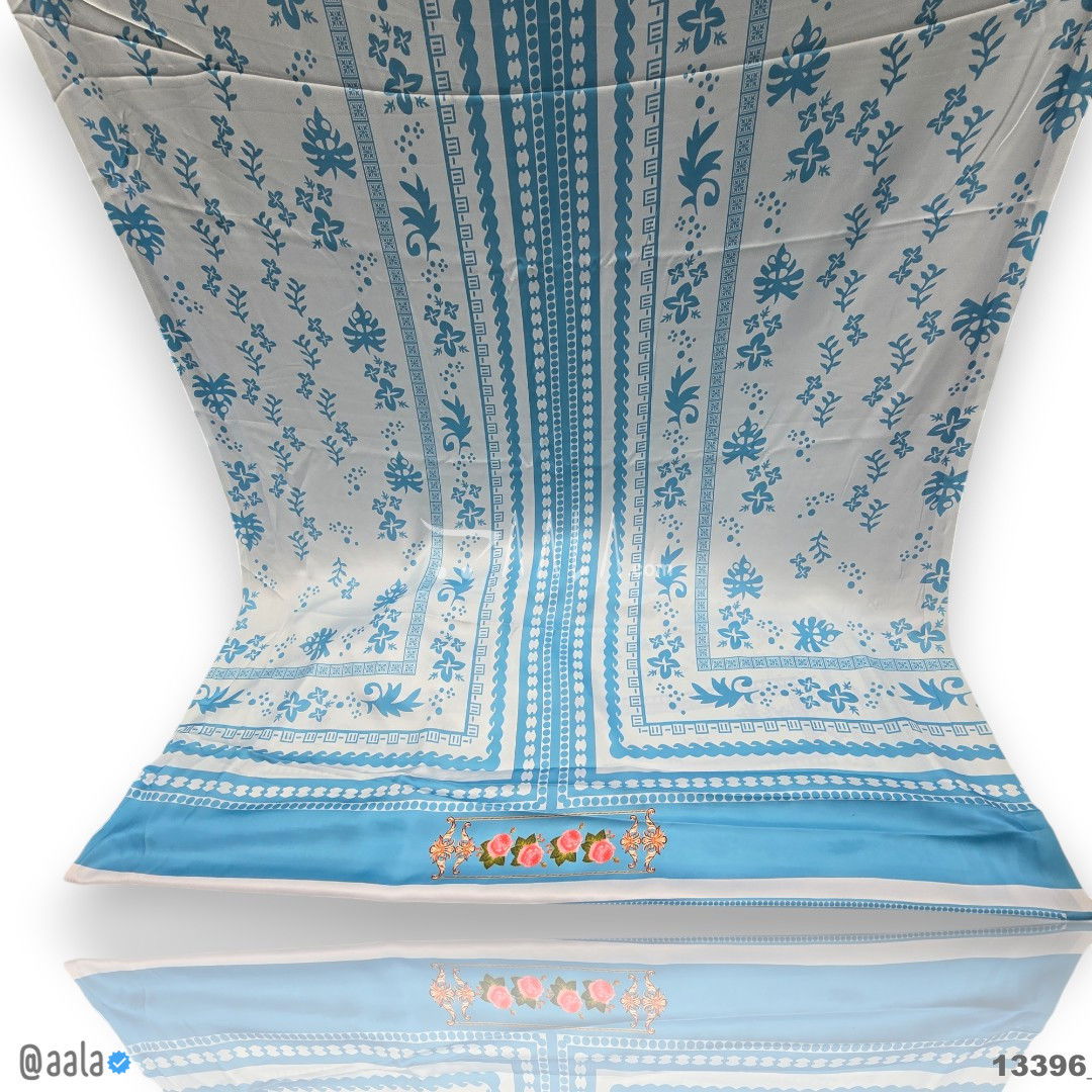 Printed Silk Blend 44-Inches PRINTED Per-Pc #13396