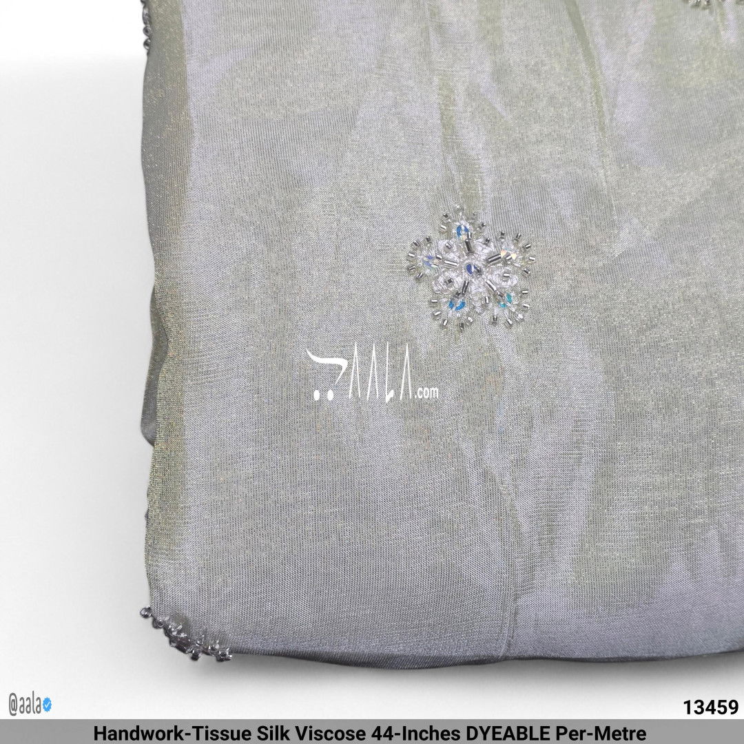 Handwork-Tissue Silk Viscose 44-Inches DYEABLE Per-Metre #13459