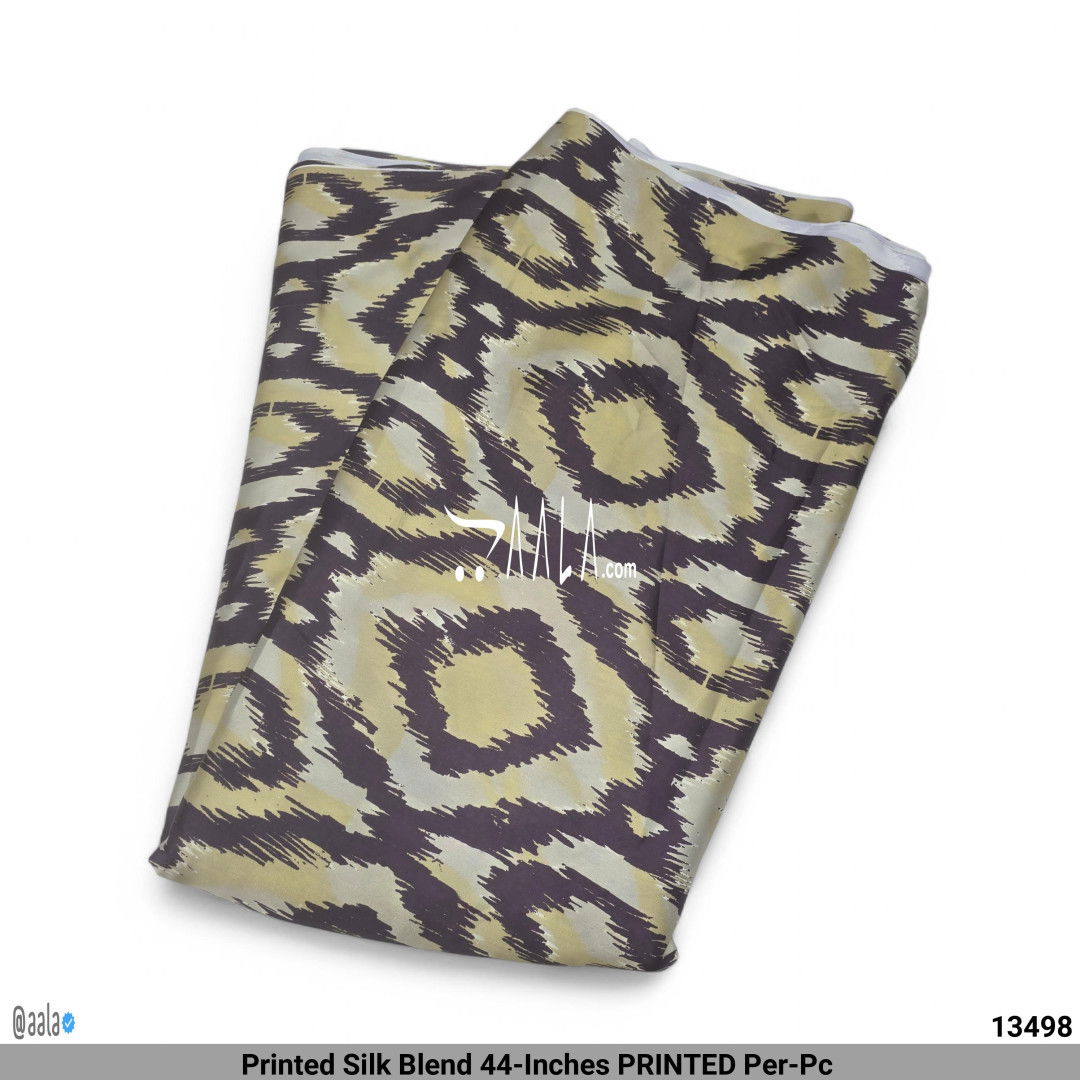 Printed Silk Blend 44-Inches PRINTED Per-Pc #13498