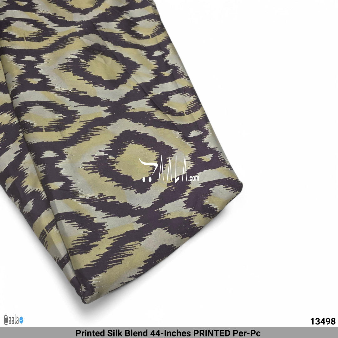 Printed Silk Blend 44-Inches PRINTED Per-Pc #13498