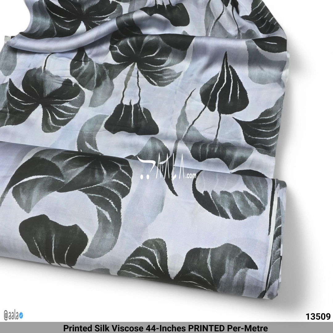 Printed Silk Viscose 44-Inches PRINTED Per-Metre #13509