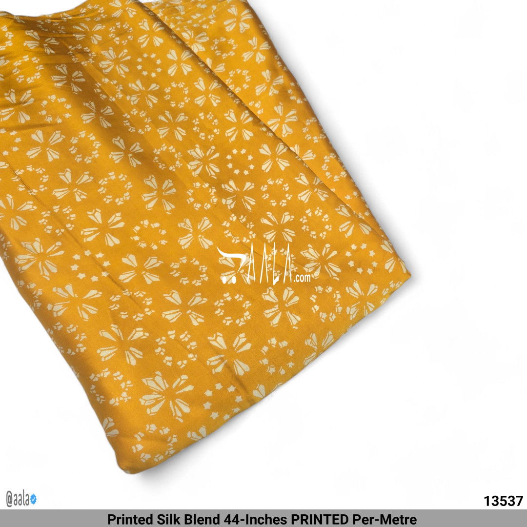 Printed Silk Blend 44-Inches PRINTED Per-Metre 