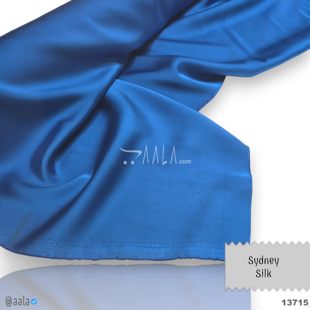 Sydney Silk Blend 58-Inches BLUE Per-Metre #13715