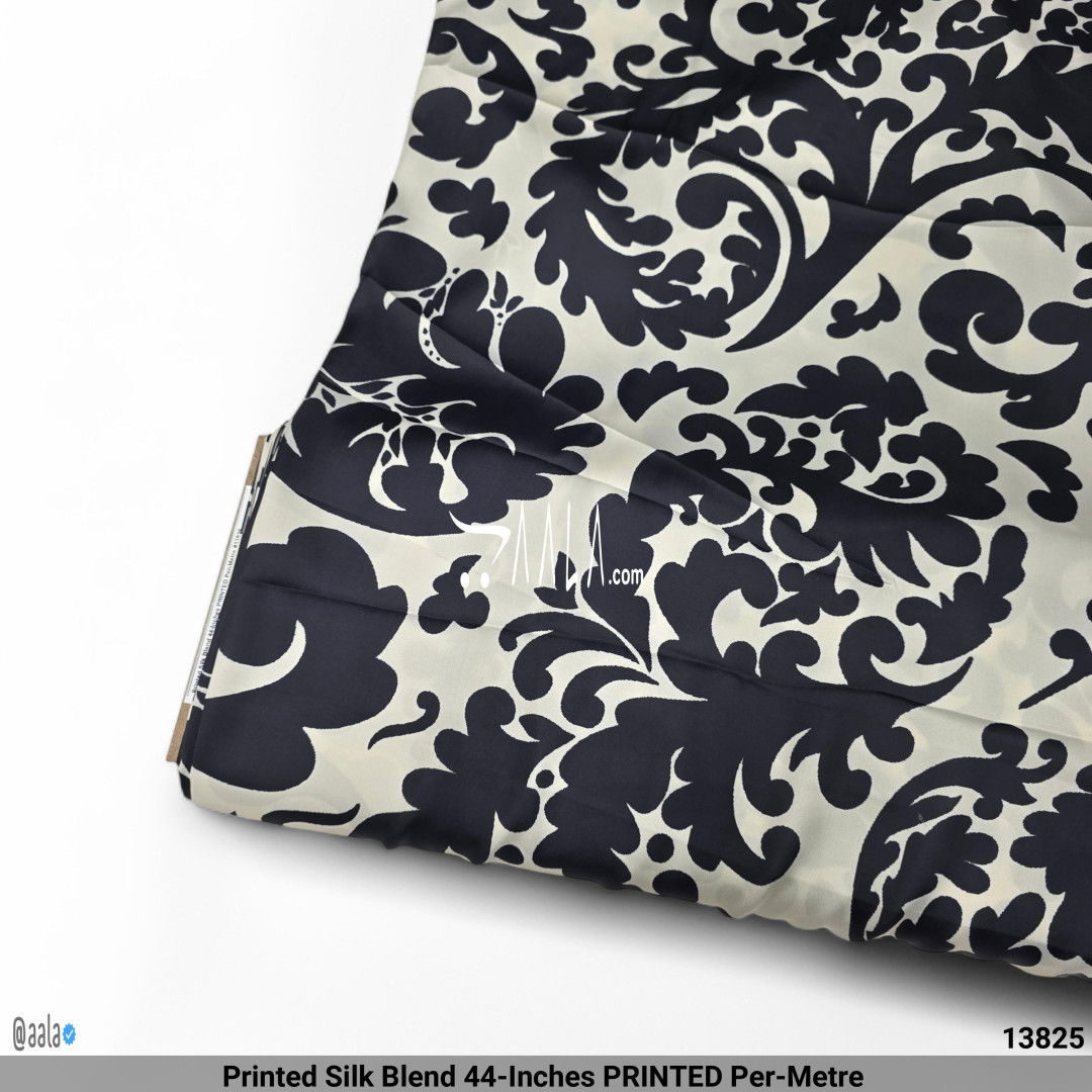 Printed Silk Blend 44-Inches PRINTED Per-Metre #13825