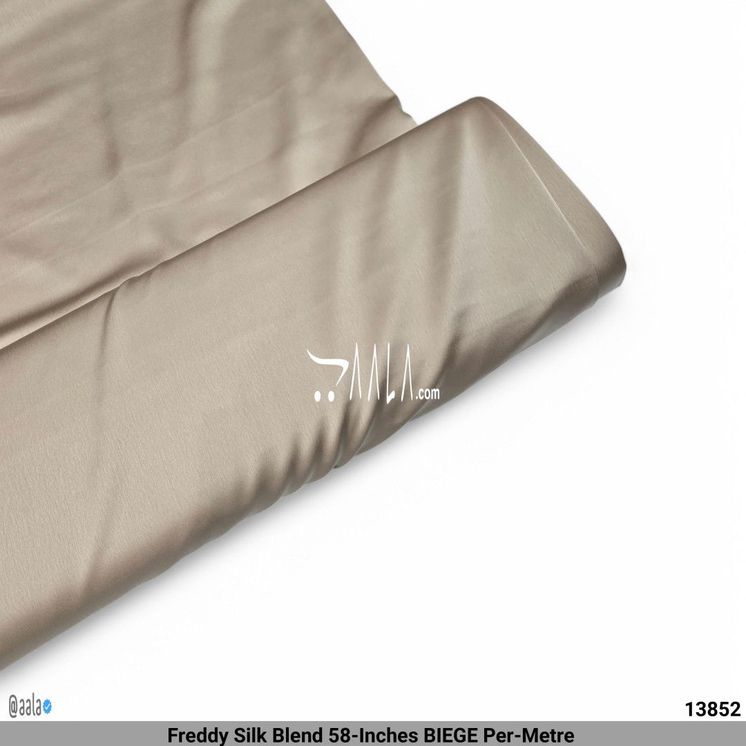 Freddy Silk Blend 58-Inches BIEGE Per-Metre #13852