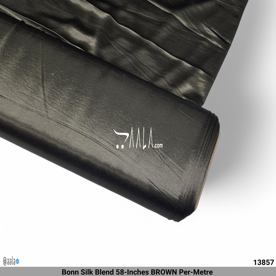 Bonn Silk Blend 58-Inches BROWN Per-Metre #13857