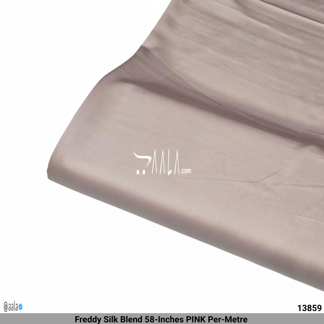 Freddy Silk Blend 58-Inches PINK Per-Metre #13859