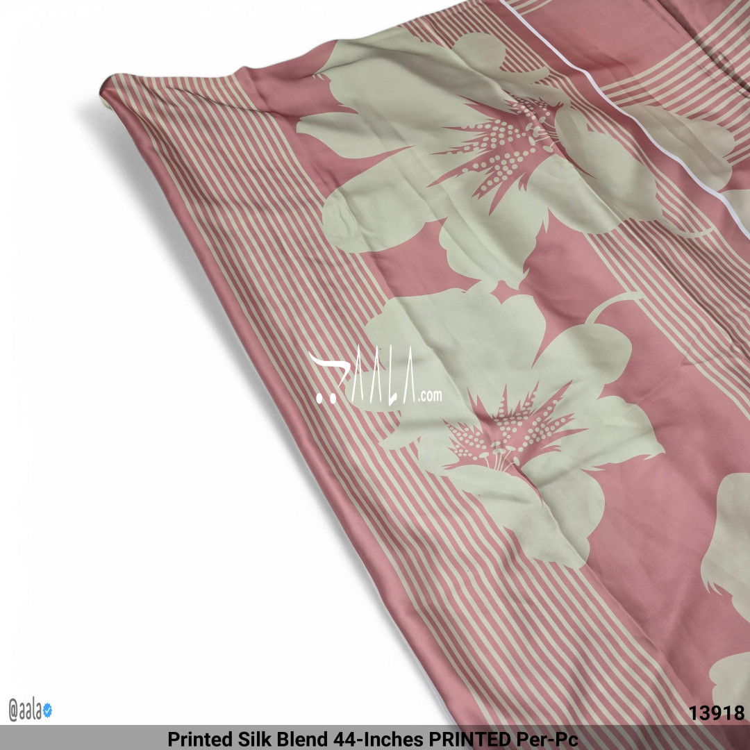 Printed Silk Blend 44-Inches PRINTED Per-Pc #13918