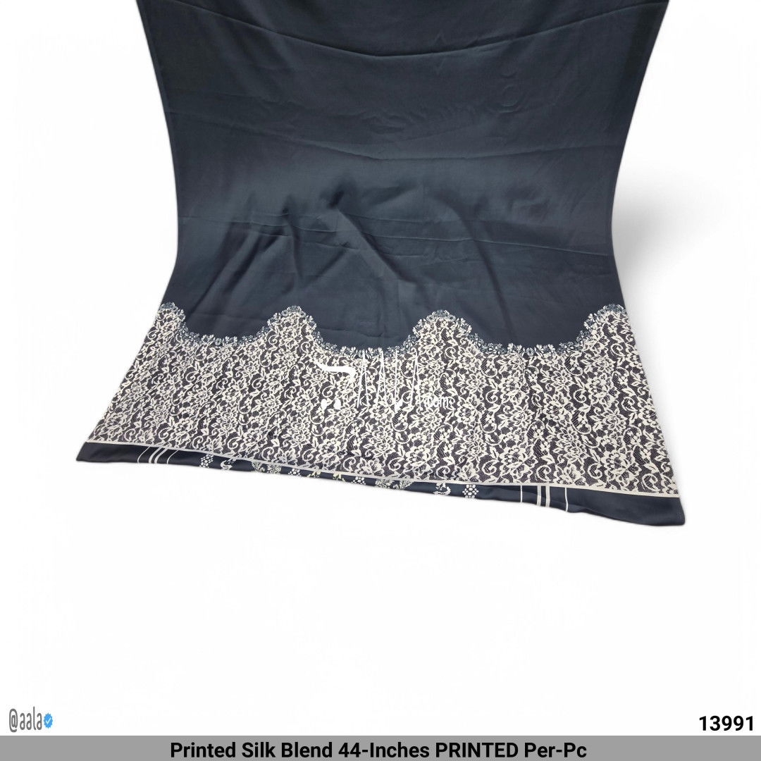 Printed Silk Blend 44-Inches PRINTED Per-Pc #13991