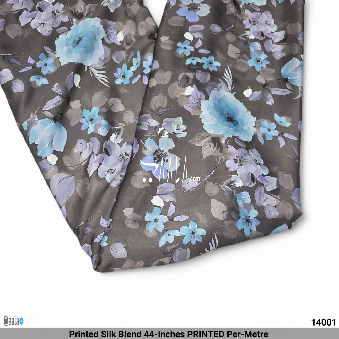 Printed Silk Blend 44-Inches PRINTED Per-Metre #14001