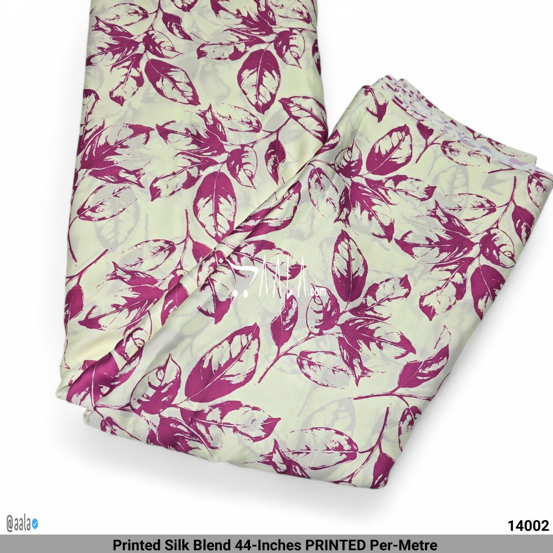 Printed Silk Blend 44-Inches PRINTED Per-Metre #14002