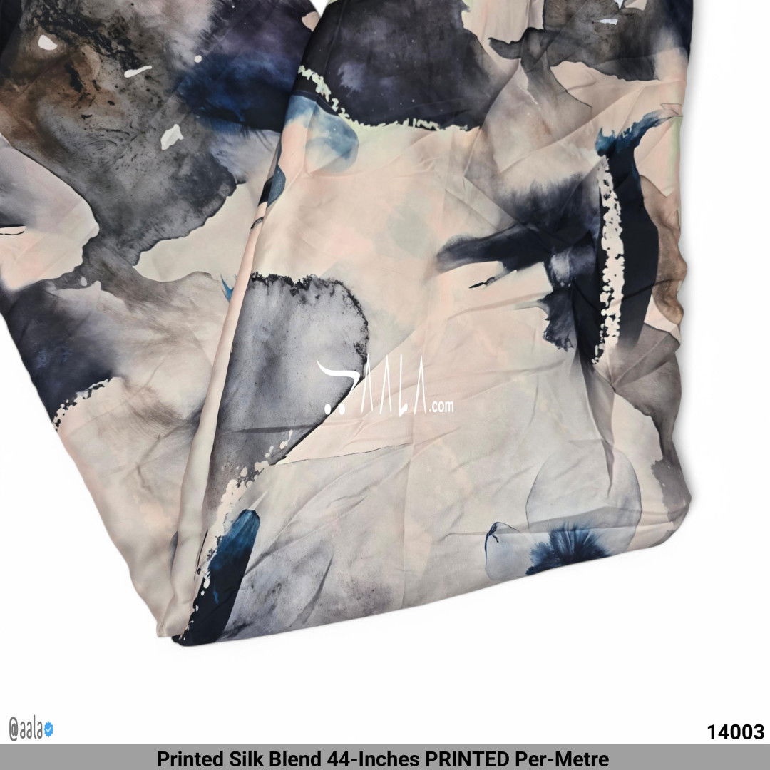 Printed Silk Blend 44-Inches PRINTED Per-Metre #14003