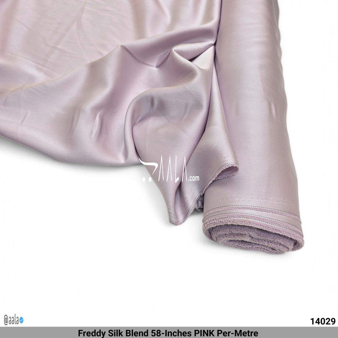 Freddy Silk Blend 58-Inches PINK Per-Metre #14029