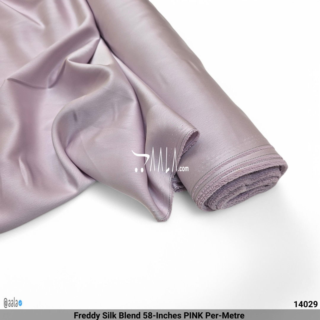 Freddy Silk Blend 58-Inches PINK Per-Metre #14029