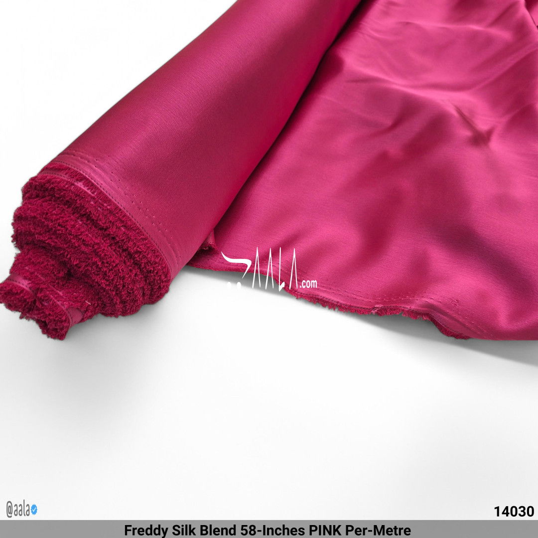 Freddy Silk Blend 58-Inches PINK Per-Metre #14030