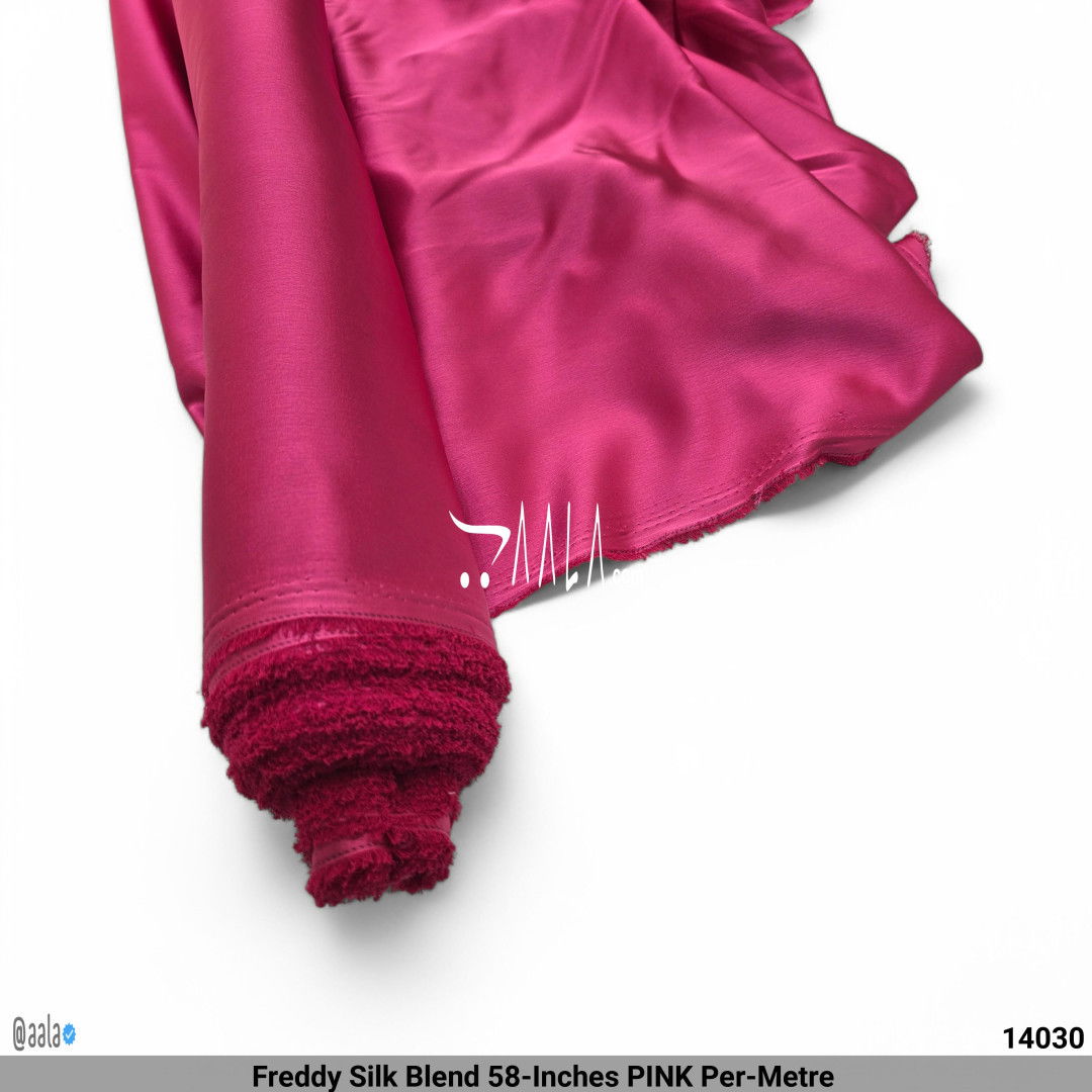 Freddy Silk Blend 58-Inches PINK Per-Metre #14030