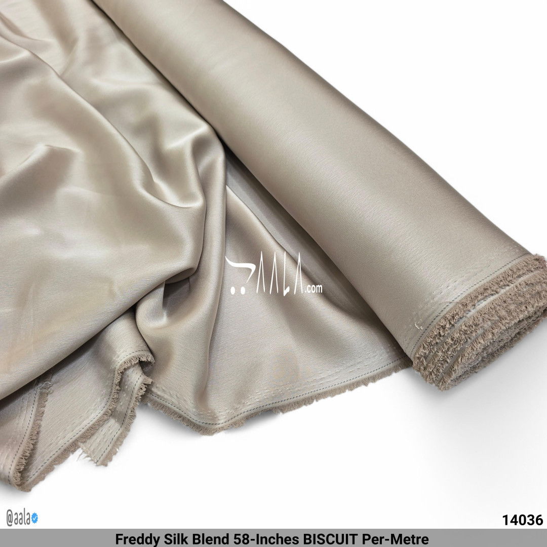 Freddy Silk Blend 58-Inches BISCUIT Per-Metre #14036