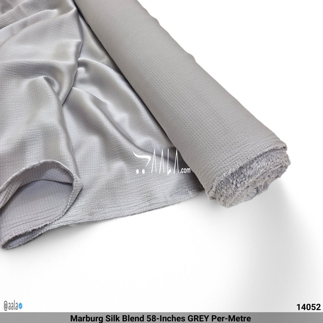 Marburg Silk Blend 58-Inches GREY Per-Metre #14052