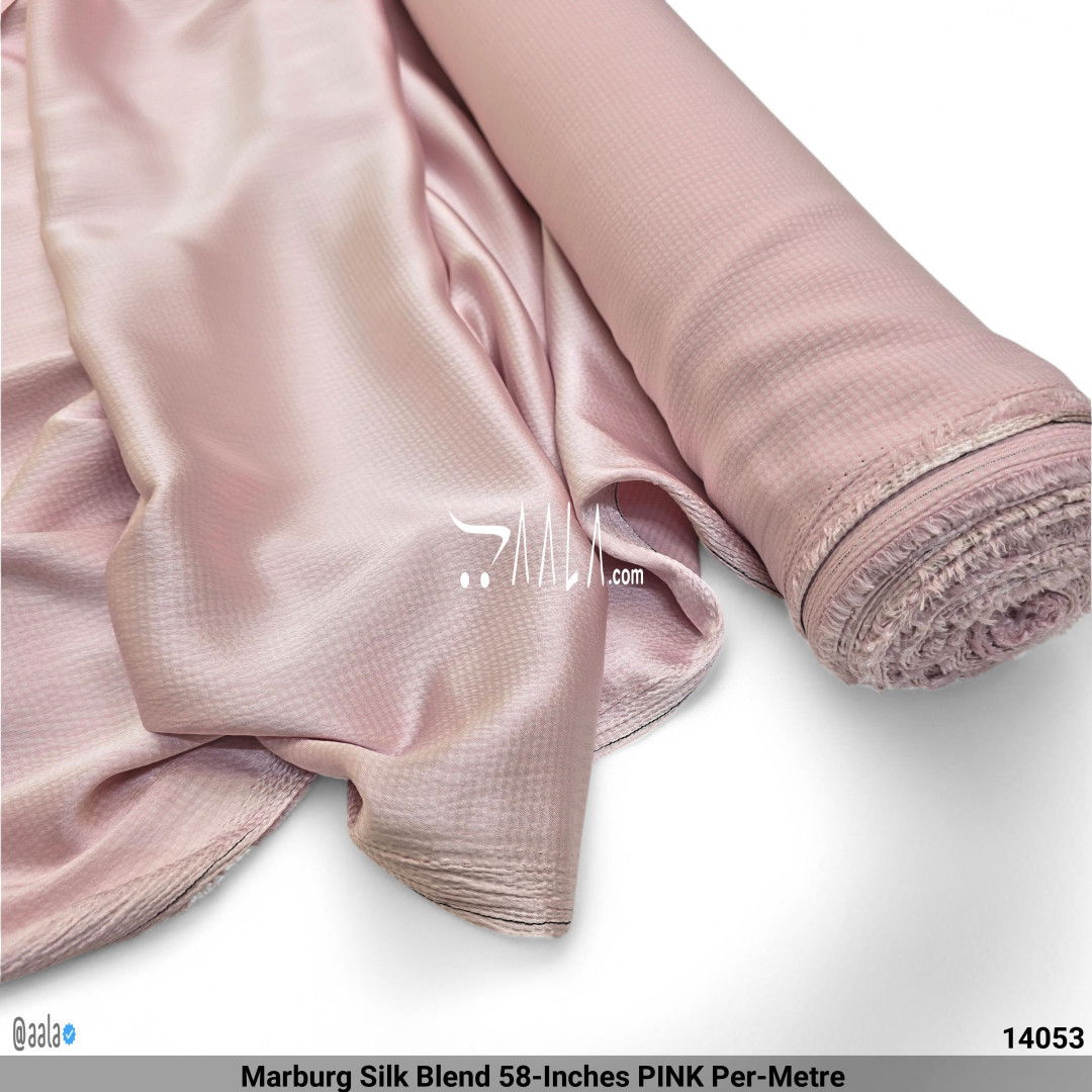 Marburg Silk Blend 58-Inches PINK Per-Metre #14053