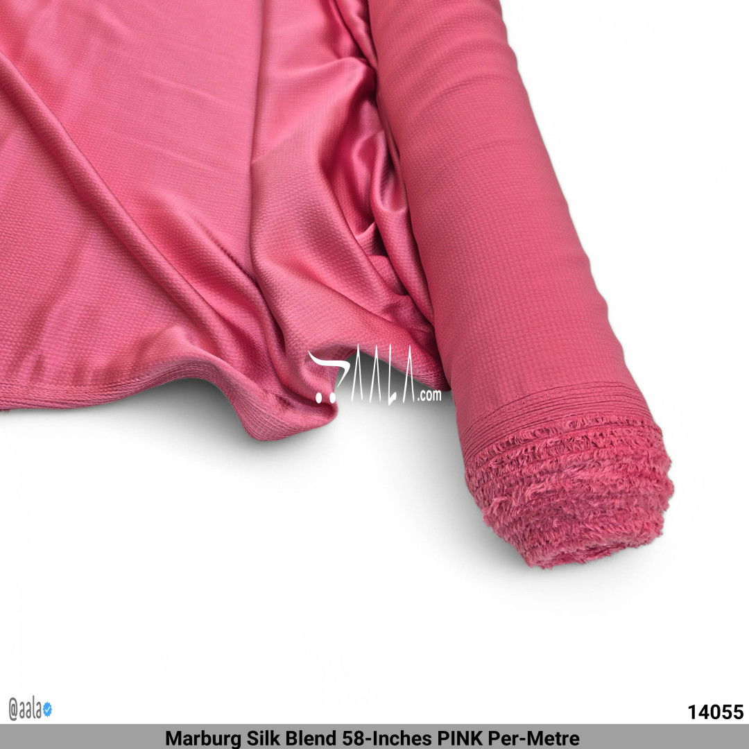 Marburg Silk Blend 58-Inches PINK Per-Metre #14055
