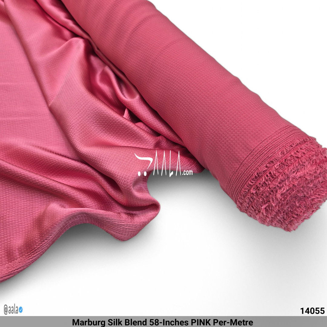 Marburg Silk Blend 58-Inches PINK Per-Metre #14055