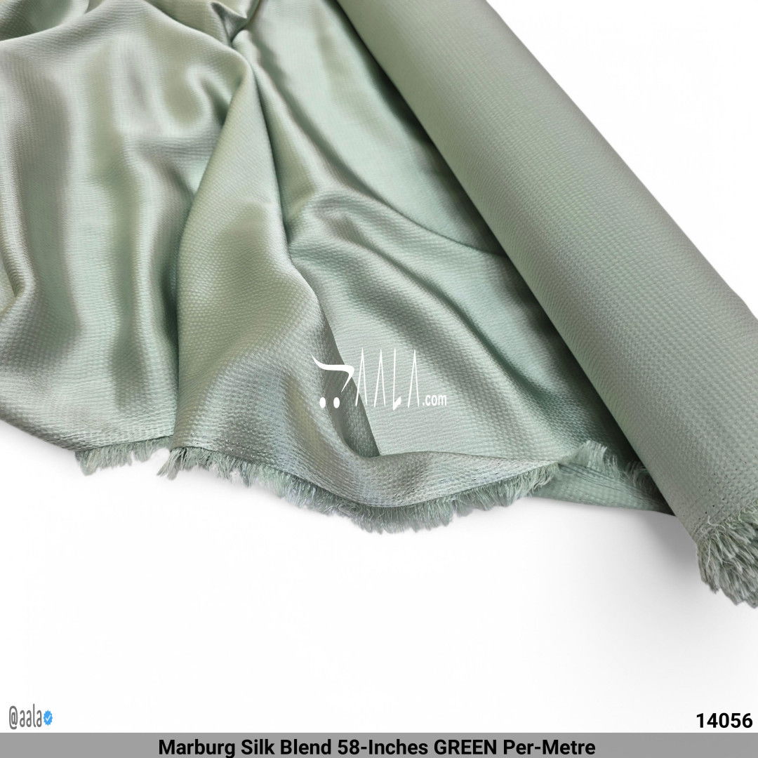 Marburg Silk Blend 58-Inches GREEN Per-Metre #14056