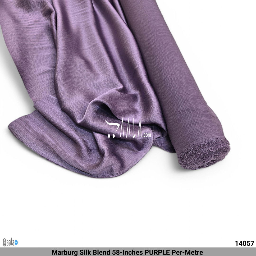 Marburg Silk Blend 58-Inches PURPLE Per-Metre #14057