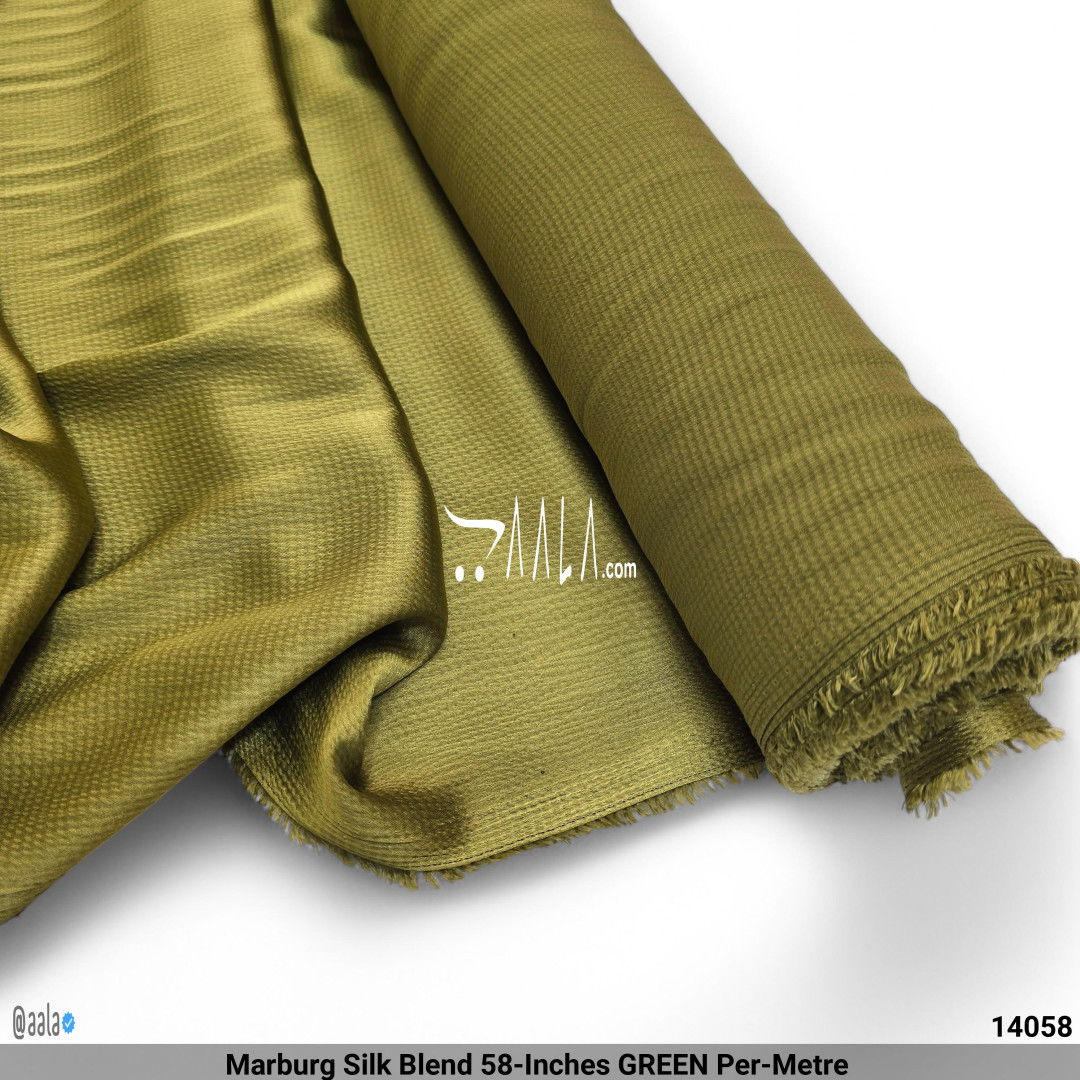 Marburg Silk Blend 58-Inches GREEN Per-Metre #14058