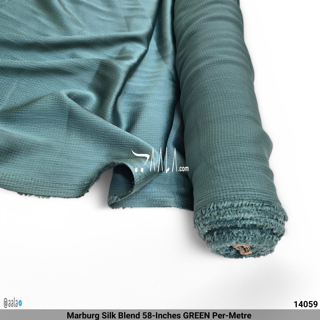 Marburg Silk Blend 58-Inches GREEN Per-Metre #14059