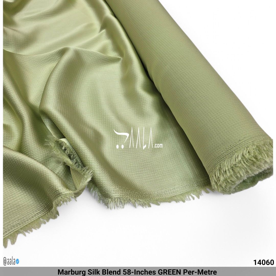 Marburg Silk Blend 58-Inches GREEN Per-Metre #14060
