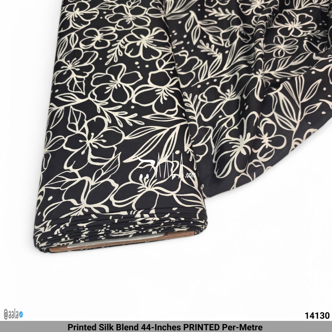 Printed Silk Blend 44-Inches PRINTED Per-Metre #14130