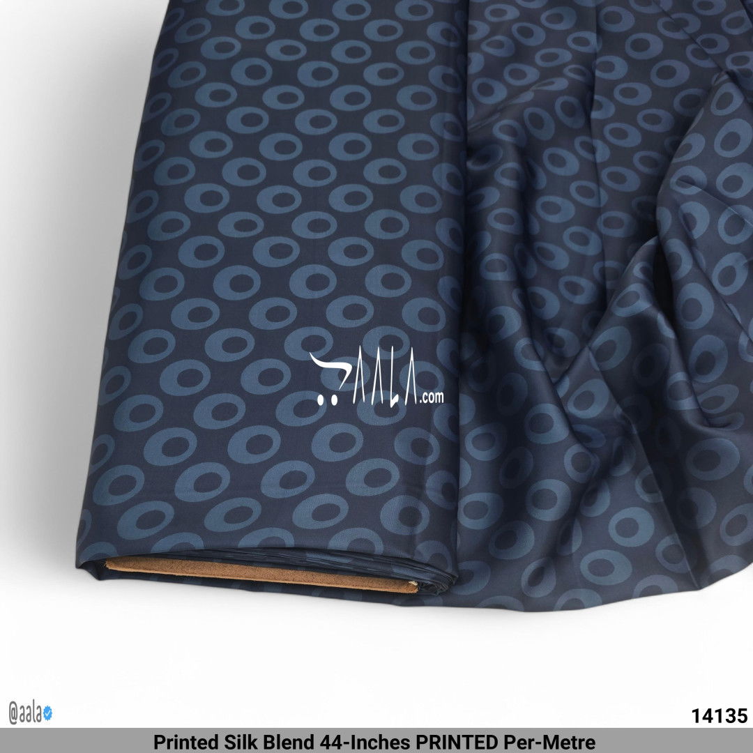 Printed Silk Blend 44-Inches PRINTED Per-Metre #14135