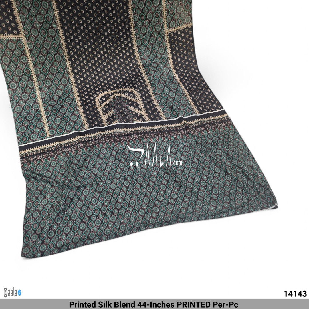 Printed Silk Blend 44-Inches PRINTED Per-Pc #14143