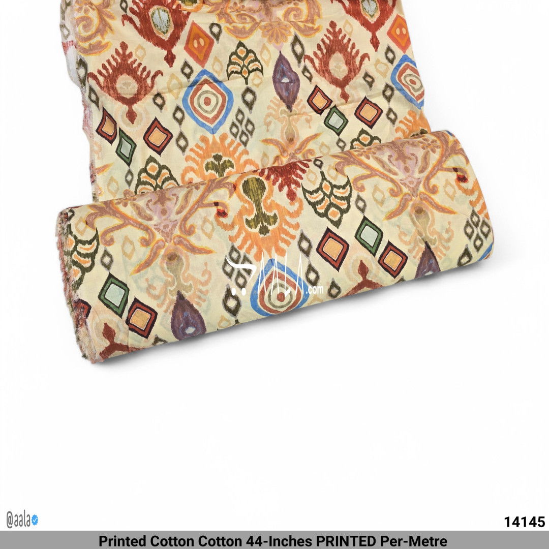 Printed Cotton Cotton 44-Inches PRINTED Per-Metre #14145