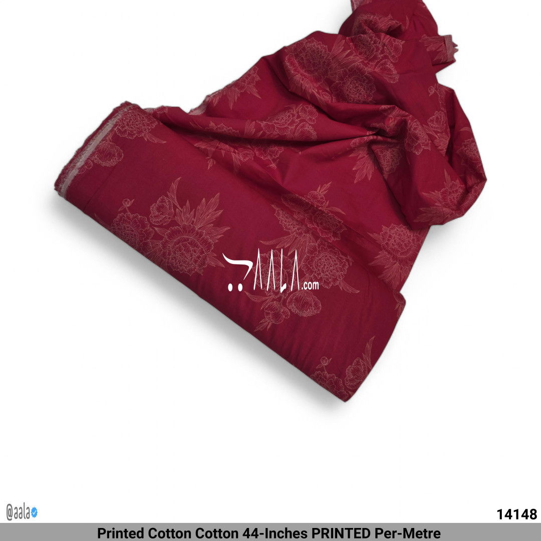 Printed Cotton Cotton 44-Inches PRINTED Per-Metre #14148