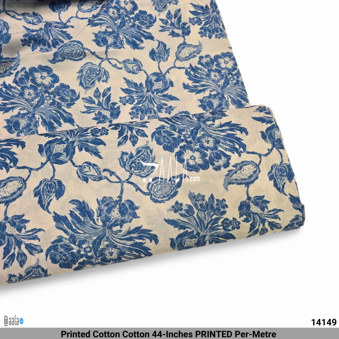 Printed Cotton Cotton 44-Inches PRINTED Per-Metre #14149