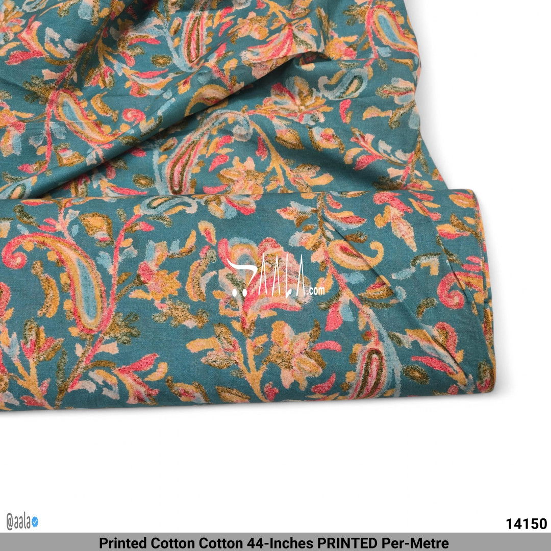 Printed Cotton Cotton 44-Inches PRINTED Per-Metre #14150