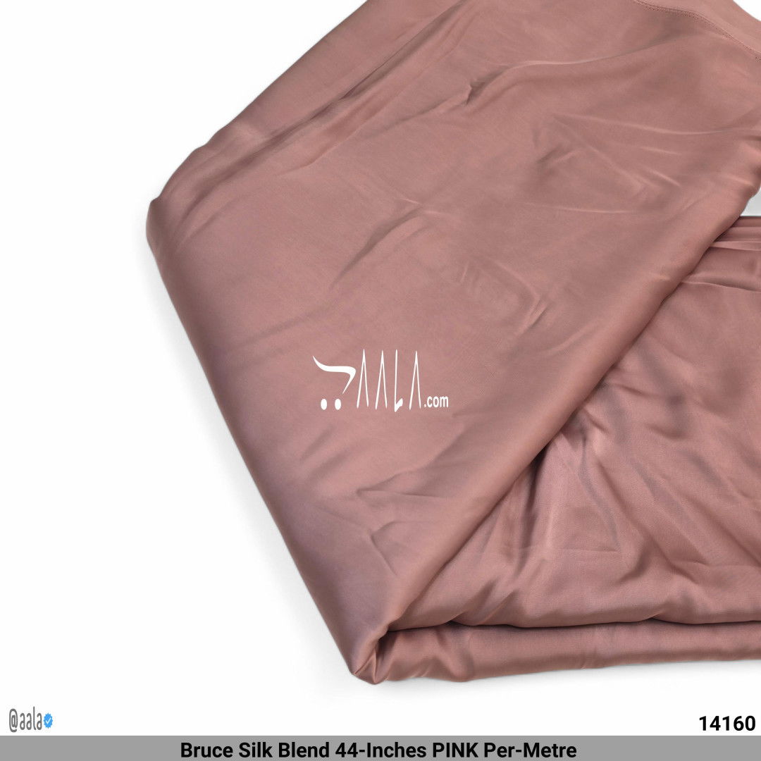 Bruce Silk Blend 44-Inches PINK Per-Metre #14160