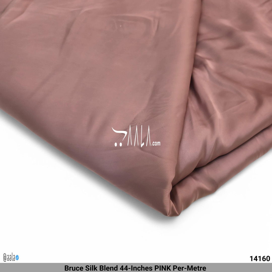 Bruce Silk Blend 44-Inches PINK Per-Metre #14160