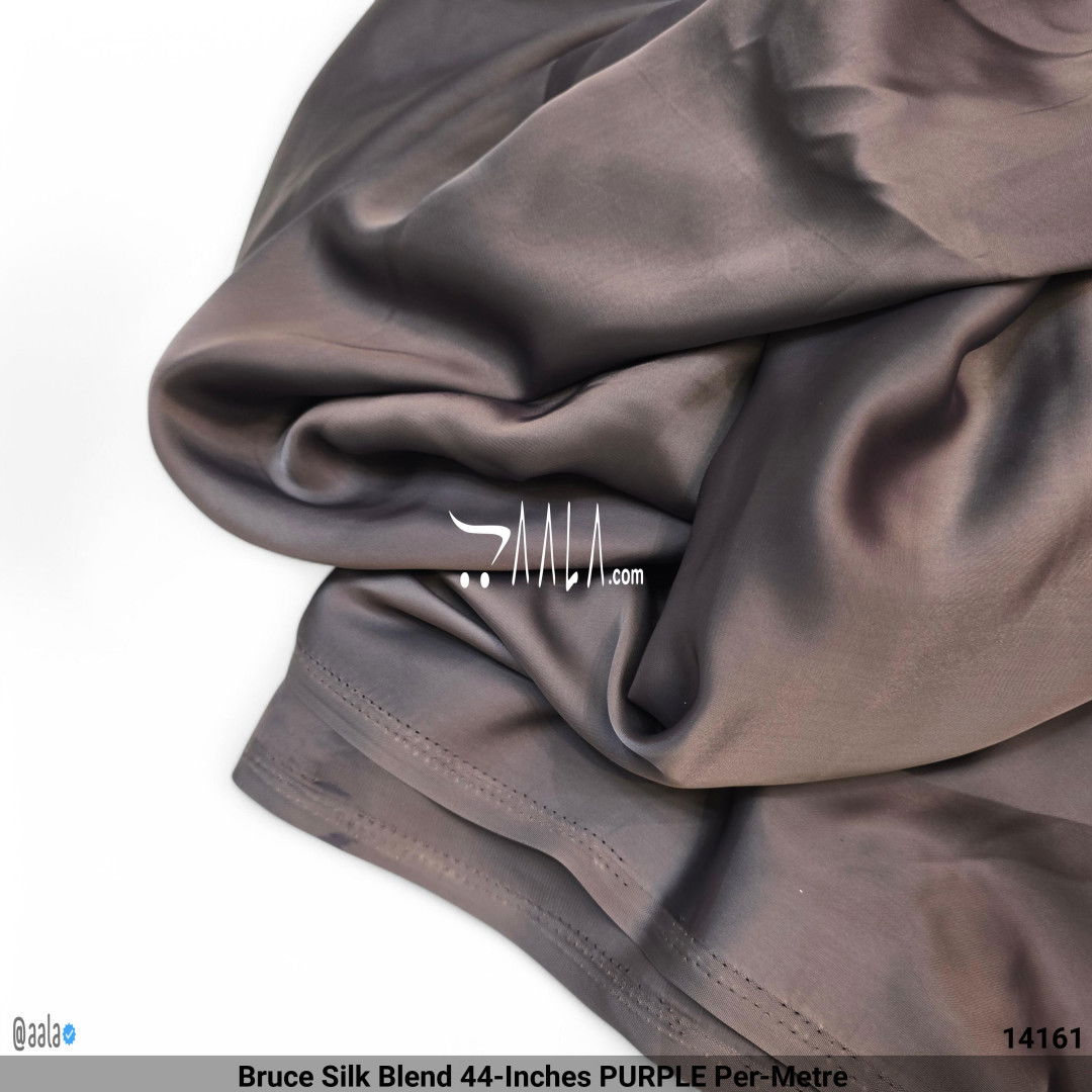 Bruce Silk Blend 44-Inches PURPLE Per-Metre #14161