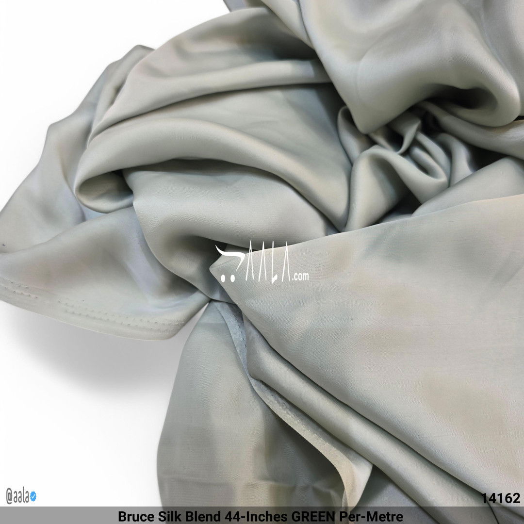 Bruce Silk Blend 44-Inches GREEN Per-Metre #14162